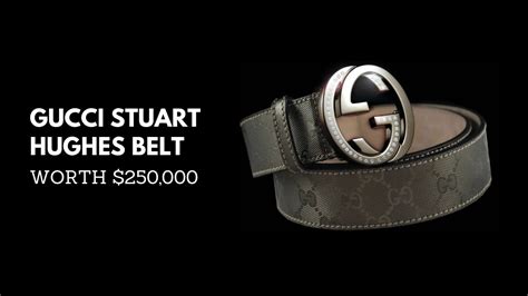 gucci stuart hughes belt price|gucci bag most expensive.